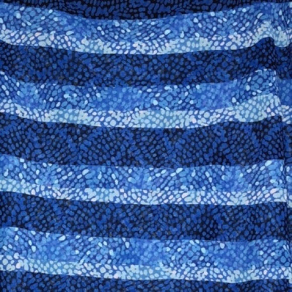 💙WHBM💙BLUE SPECKLED TIERED SKIRT💙 - Picture 4 of 8